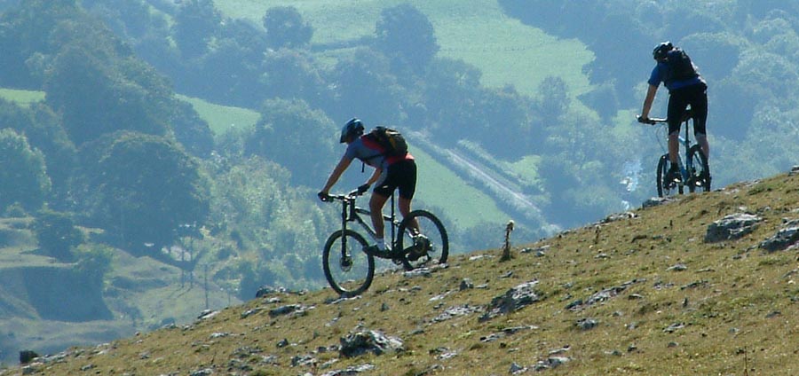Mountain biking in the Llangollen area